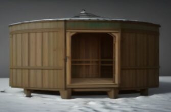 Баня под защитой от экстремальных погодных условий и ледяных ветров